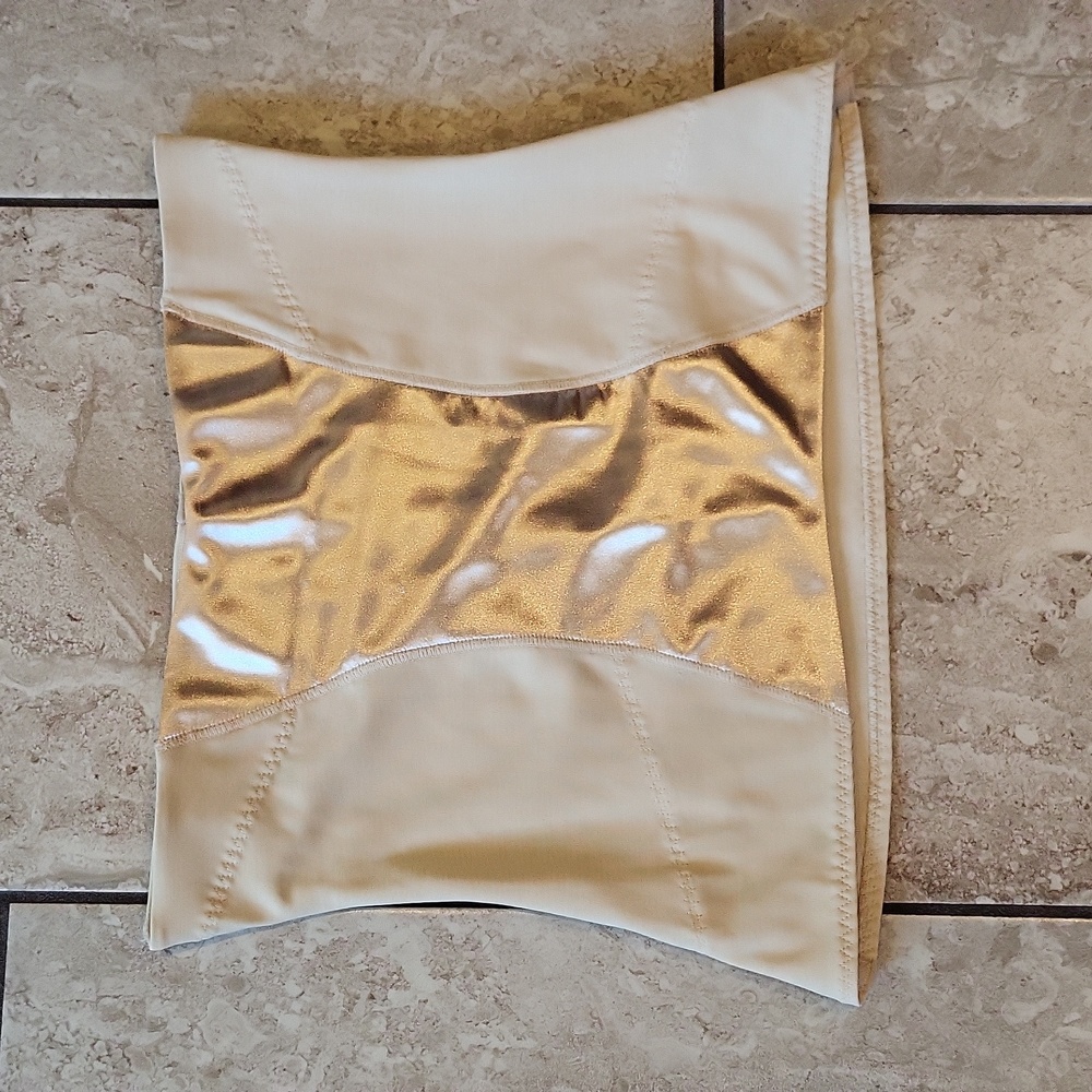 Maidenform shapewear waist slimmer boning sides tummy control